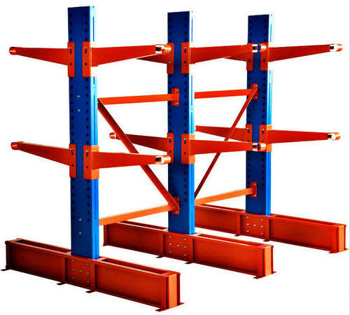 customizable double-sided heavy duty industrial-strength cantilever racking system pipe rack for warehouse