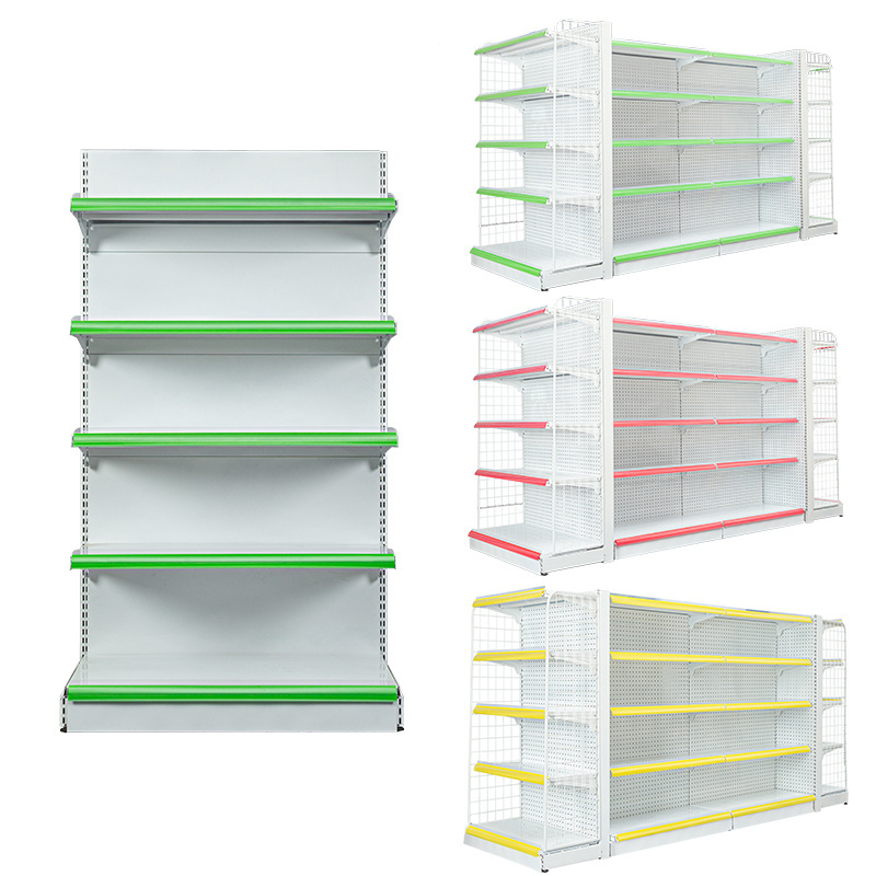 Supermarket shelf display marketing rack shop shelving store shelves