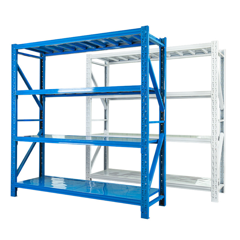 ;low price CE-qualified 500 kg per tier adjustable 4-shelf storage shelf metal organizer Rack Utility Shelving Unit