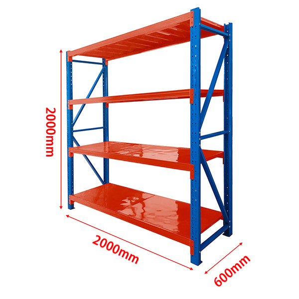 Guichang Shelf Steel Boltless Warehouse Storage Shelf Factory Long Span Metal Racking Shelf For Medium Duty Steel Rack