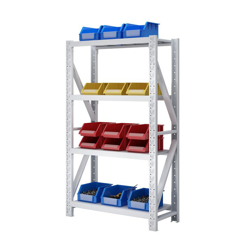 adjustable 4-Tier Light  Duty steel Storage Rack shelf  for household or commercial use