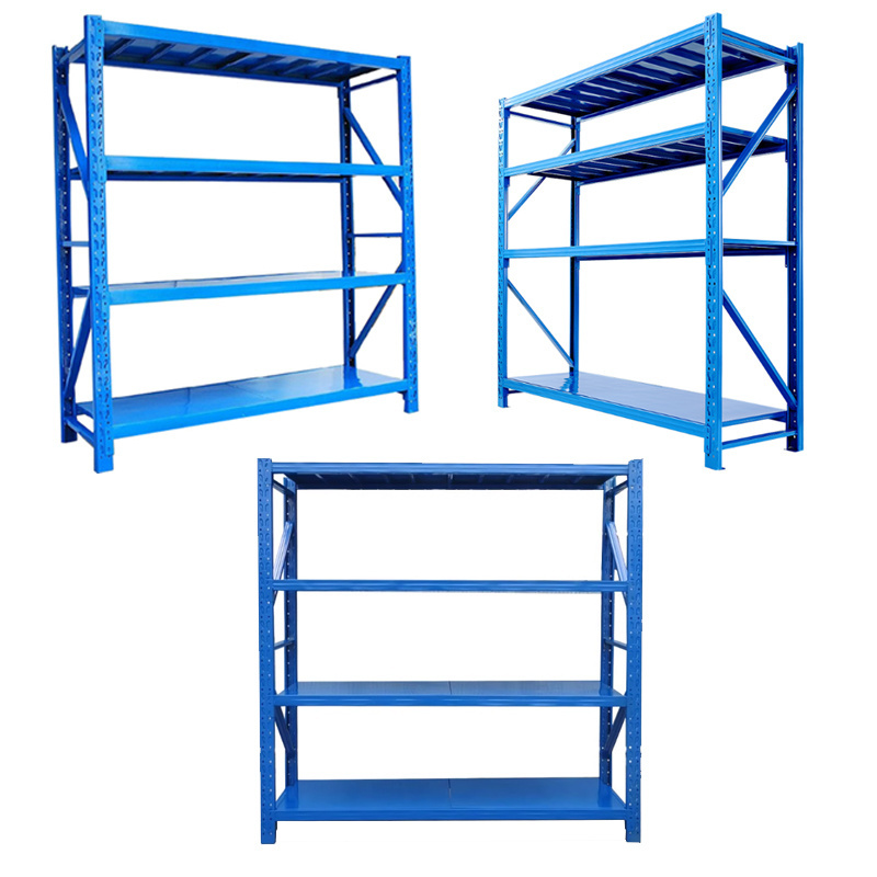 Guichang metal storage storage rack detachable vertical horizontal braces are connected by screws to save volume