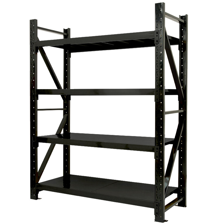 Guichang Storage Shelf Rack Easy Install Height Adjustable 5 Layers Metal Customizable Steel Item Surface Plate Protection Color