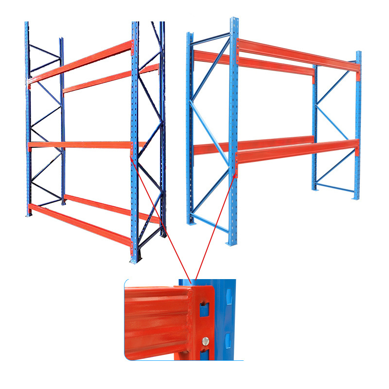 Guichang metal Q235 cold rolled steel heavy storage storage rack can be matched with foot protection anti-collision fence