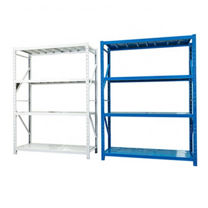 Light duty warehouse storage shelving / metal display shelving / 4 level boltless storage rack