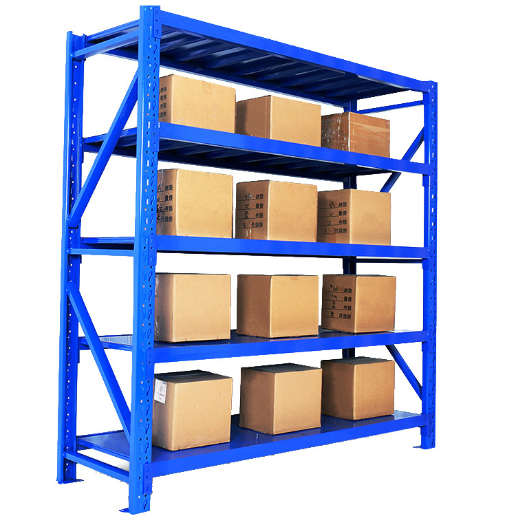 Guichang Heavy-duty shelf 500kg/layer warehouse storage pallet medium-heavy shelf hardware metal display rack customization