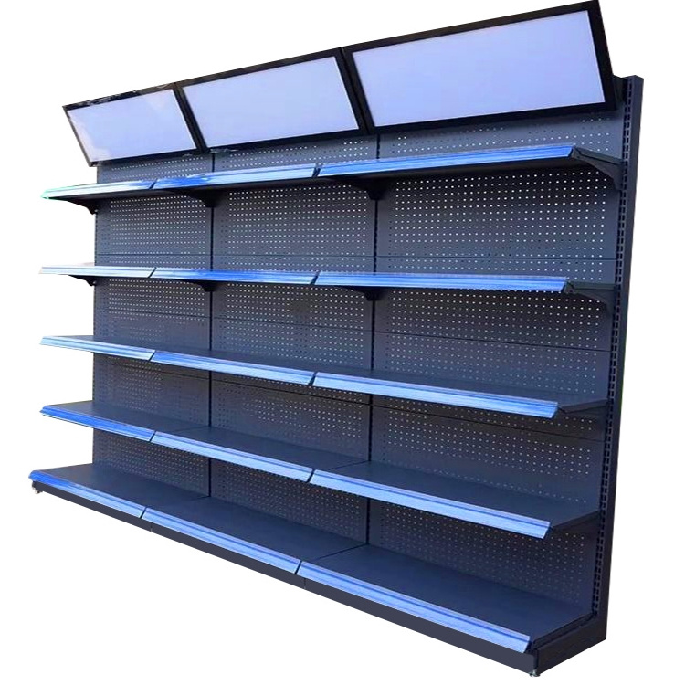 Supermarket Shelves Convenience Store Store Snacks Display Stand Pharmacy Stationery Stores Single and Double Side Snack Rack