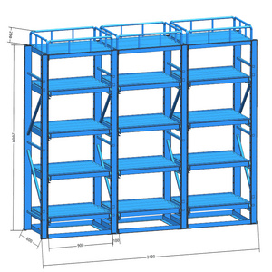 Warehouse Storage Racking System Mold Storage Rack Steel Mold Rack