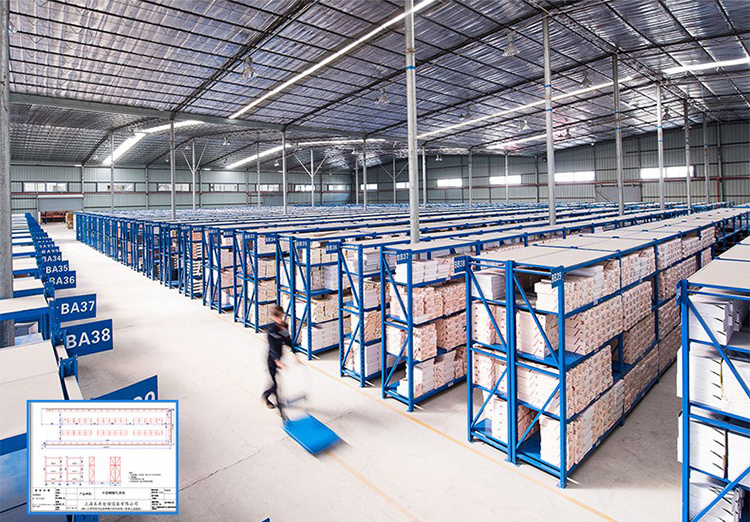 Heavy Duty Shelving Warehouse System Pallet Stacking Racks Units Shelf Storage Rack Steel Corrosion Protection