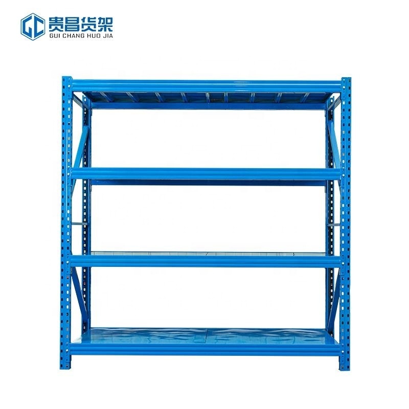 Guichang customized Shelving Garage 5 Tier Boltless Workshop Storage Racking Shelves Unit