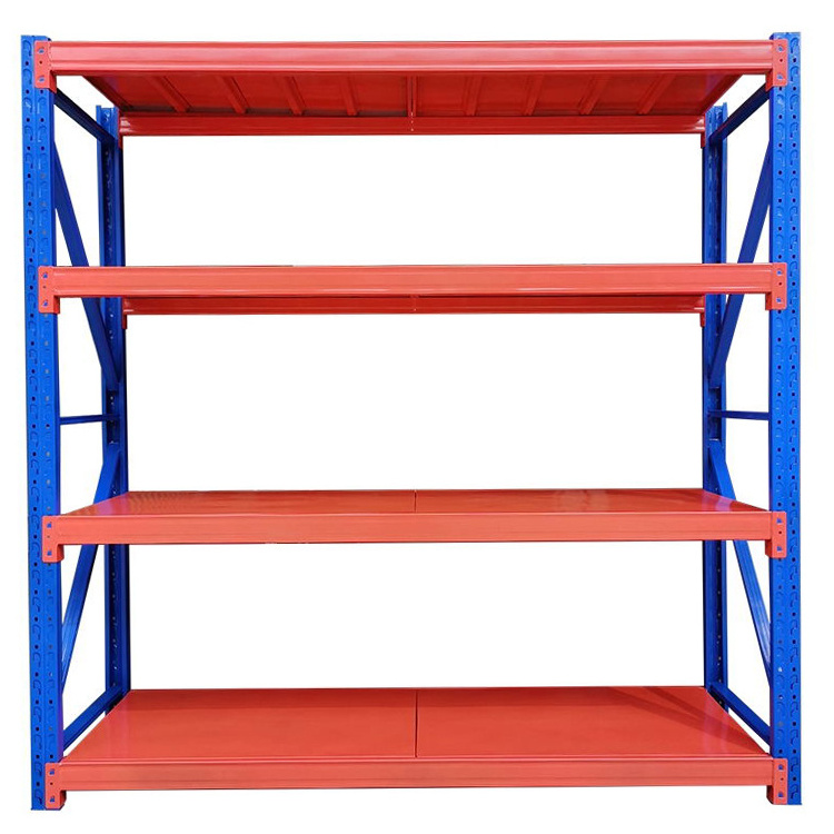 Guichang Garage Storage Shelf Rack Shelving Unit Boltless Particle Board Steel In Black Silver Red Light