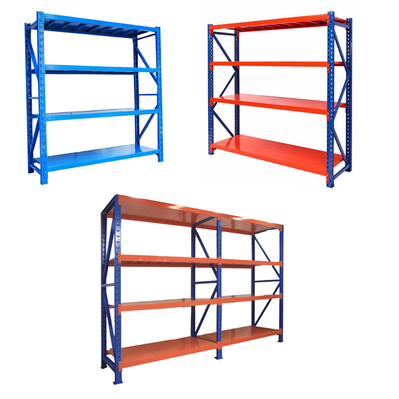 Guichang metal storage storage rack detachable vertical horizontal braces are connected by screws to save volume