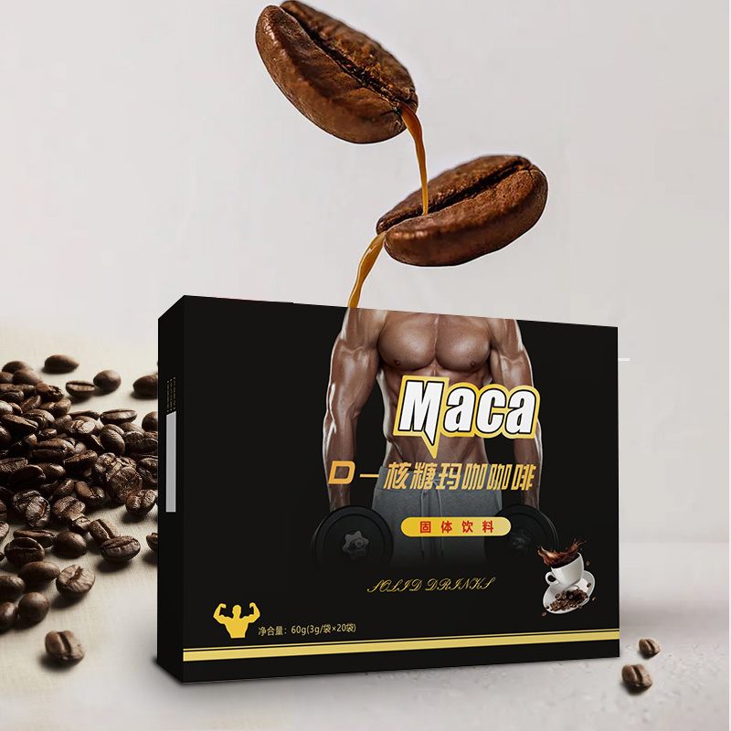 Bulk Man Energy Coffee Dietary Supplement Men's Kidney Maca Coffee Instant Black Male Vitality Coffee