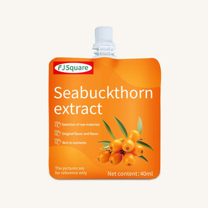 Wholesale Organic Sea Buckthorn Juice High Concentration Sterilized Colored Filtered Extract Normal Seabuckthorn Juice