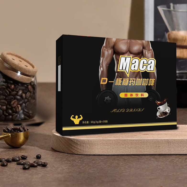 Bulk Man Energy Coffee Dietary Supplement Men's Kidney Maca Coffee Instant Black Male Vitality Coffee