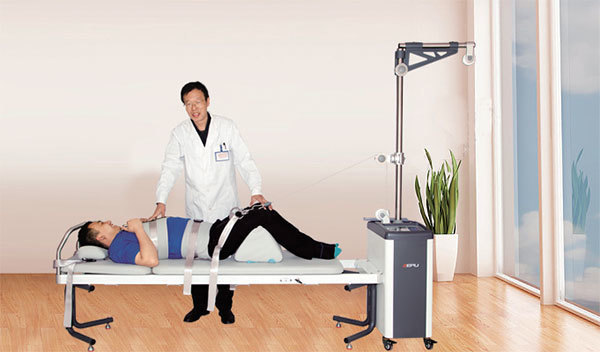 Hospital and Home Use Electric Traction Bed for Cervical and Lumbar Indications Physical Therapy Equipment