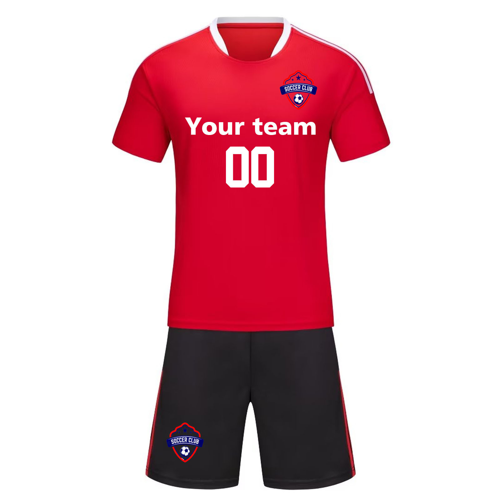 Maillot de foot New hot football suit suit support custom team name orange men's jersey mens tshirt