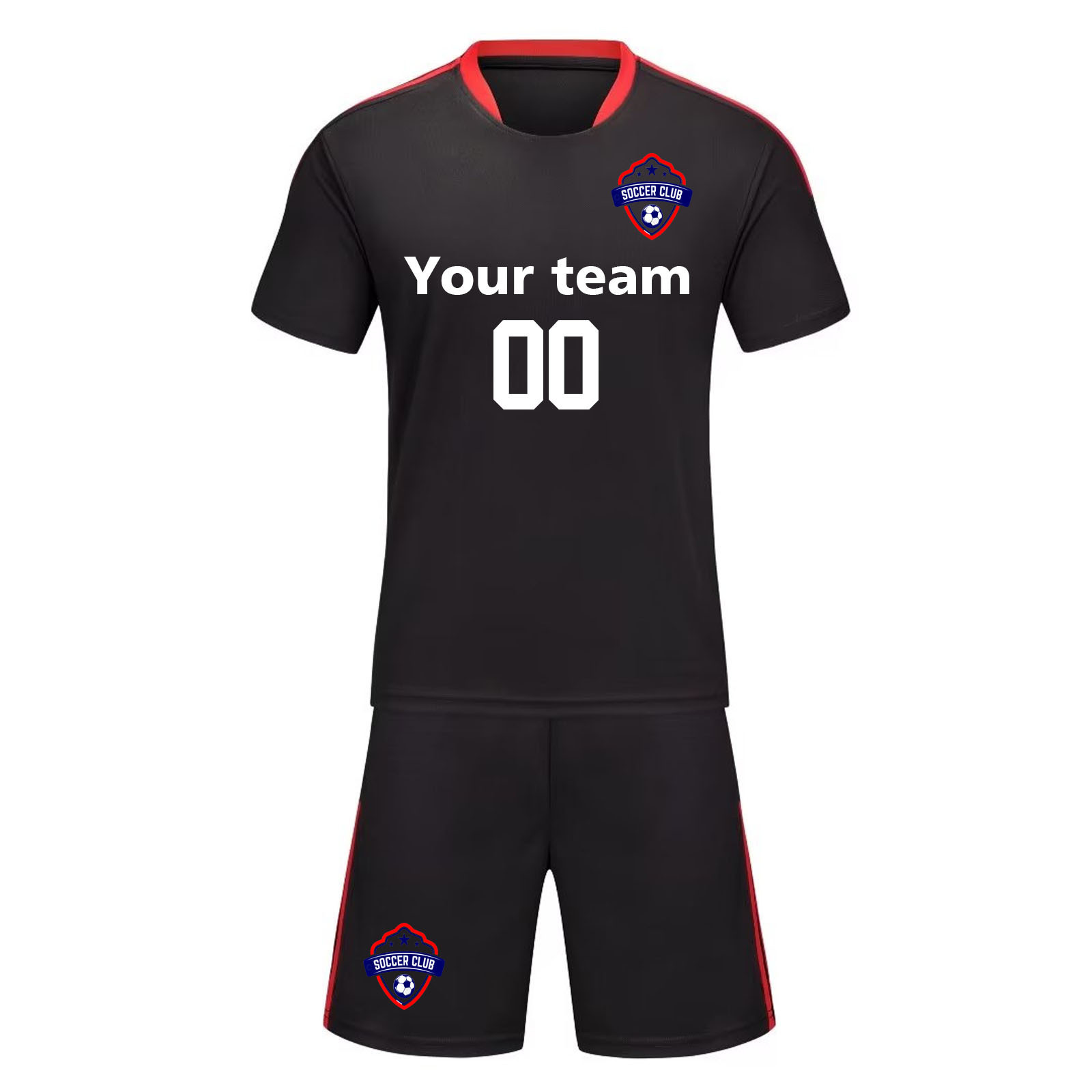 Maillot de foot New hot football suit suit support custom team name orange men's jersey mens tshirt