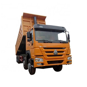 New Manual 12 Wheeler 30 Cubic Meters Howo 40 Tons 8X4 375Hp Used Diesel Dump Tipper Truck