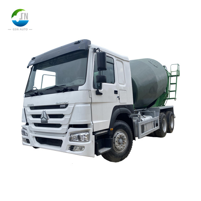 Howo Brand 10M3 New Self Loading 6 Cubic Yards Cement Concrete Mixer Trucks For Sale