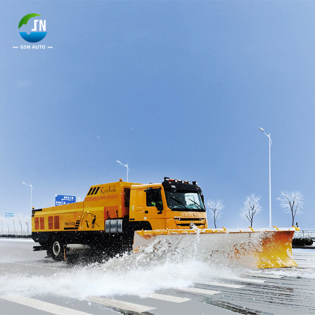 Three Engine Two In One High Strength Cold Resistant Snow Plow Truck Tractor Machine Blower