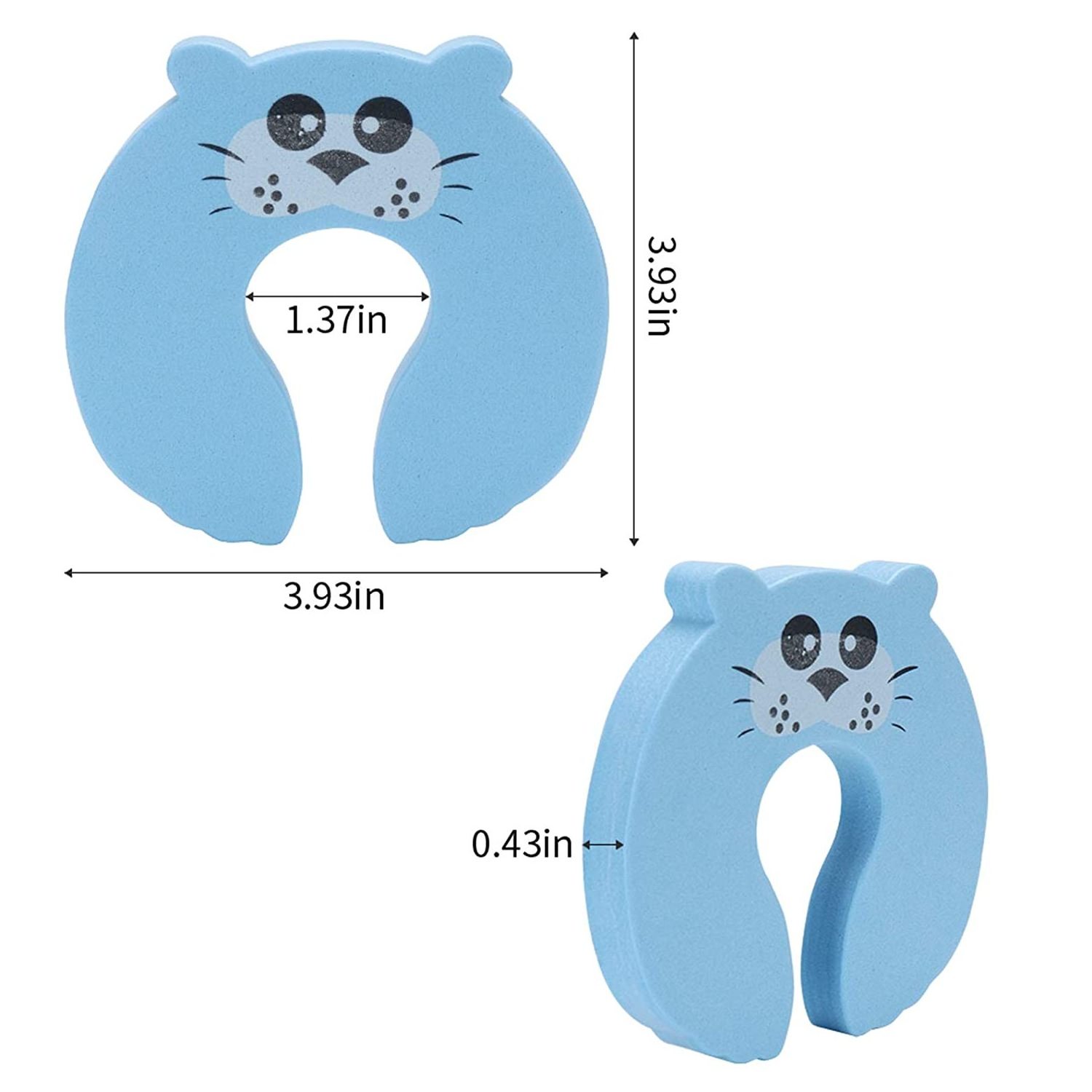 Baby proofing Finger Pinch door Guard Soft EVA Foam Cushion cartoon Animal baby door stopper Prevent child Finger Pinch Injuries