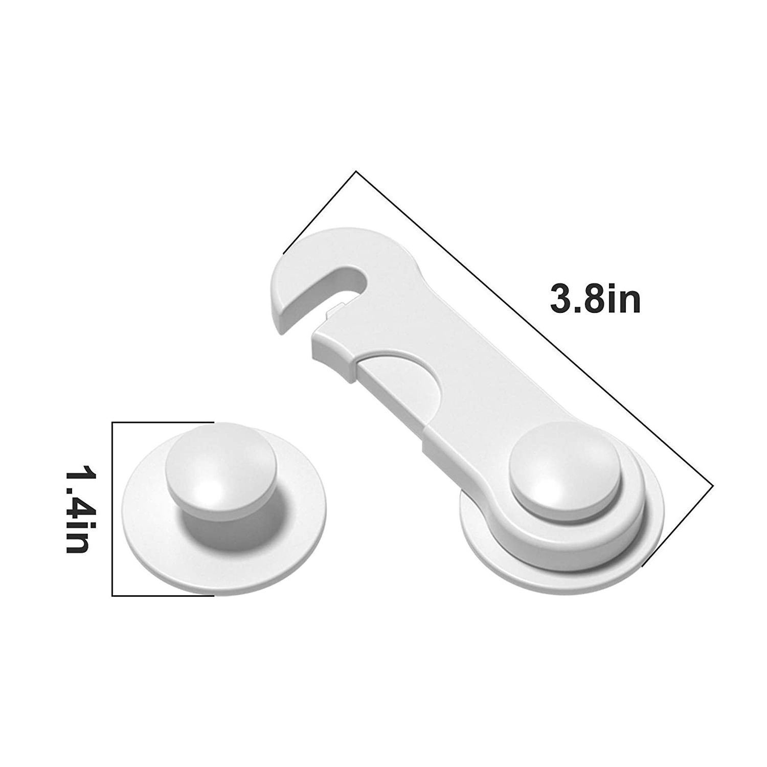 ABS multi-function color infant child safety cabinet lock for baby proofing Cabinet Kitchen System with Strong Adhesive Tape