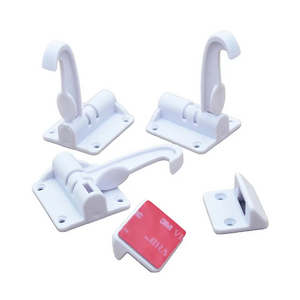 3M Adhesive Baby Safety Cabinet Lock No Drilling Plastic Drawer Latch Protective Child Safe Cabinet Latch