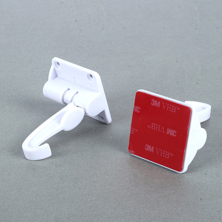 3M Adhesive Baby Safety Cabinet Lock No Drilling Plastic Drawer Latch Protective Child Safe Cabinet Latch