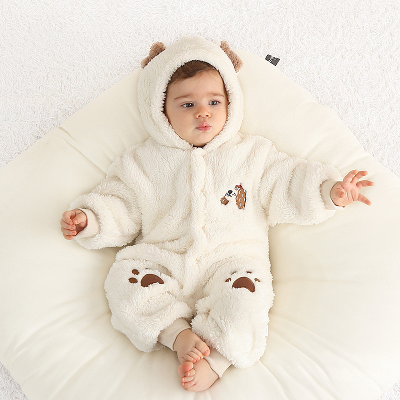 wholesale ropa de bebe baby sleeping bags baby winter clothes boy clothes Reversible fleece outing onesies for kids