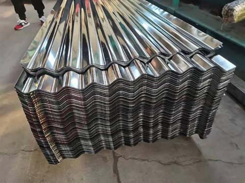 Africa Metal Roofing Panel Curved 1 mm Thickness GI PPGI Galvanized Color Coated Aluzinc Roof Sheets