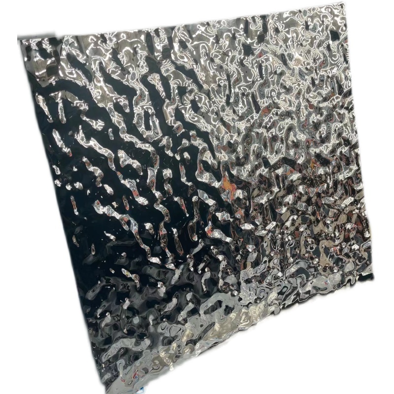 Water Ripple Stainless Steel Sheet 304 Plate Water Ripple Stainless Steel Sheet Wall Cladding