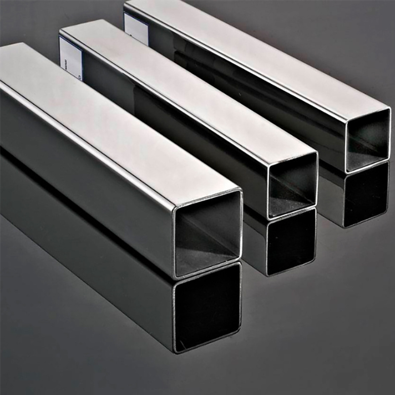 Customized 3 Inch Stainless Steel Square Pipe A270 A554 SS304 316L 440 stainless steel tube