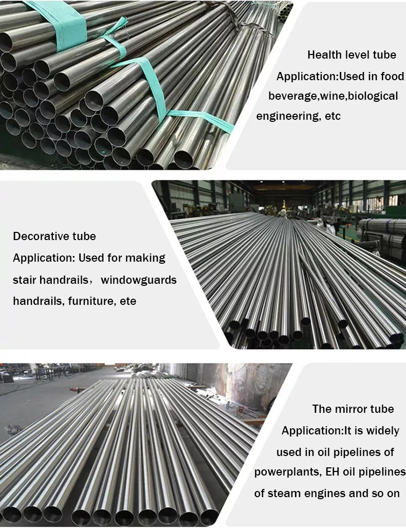 thickness 6m long stainless steel pipe ASTM 201 304 310 316 welded Seamless stainless steel tube