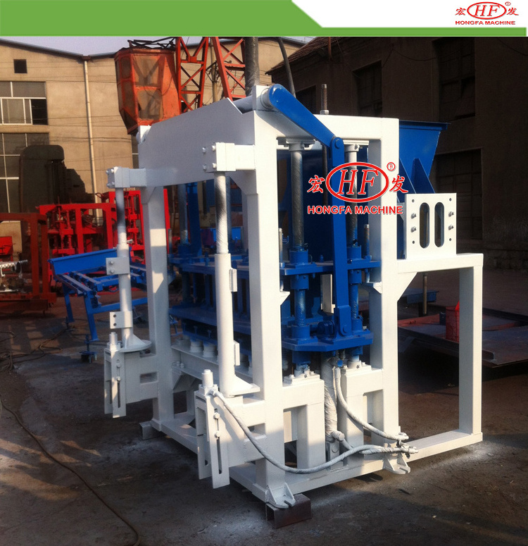 HFB575A-4-15C Full Automatic Concrete Blocking Machine Cement Paving Brick Making Machine Construction Building Brick Machinery