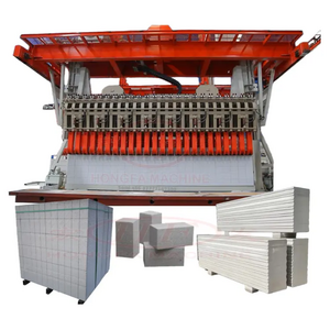 High Quality Aerated Concrete Aac Block Making Machine Production Line autoclaved aac panel Cutting machine