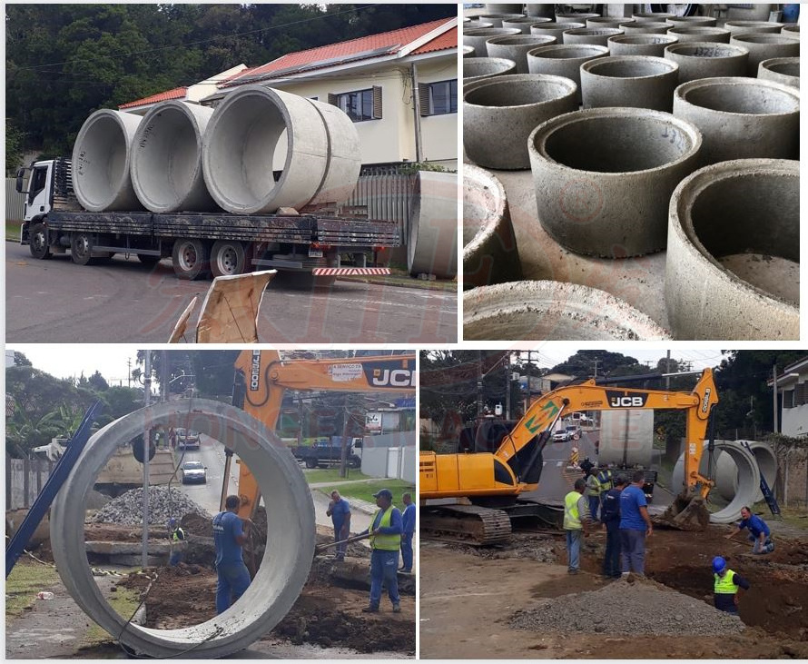 Precast Vertical Concrete Pipe making machine Customized Precast Concrete Manhole Making Machine  Drainage Concrete Pipe