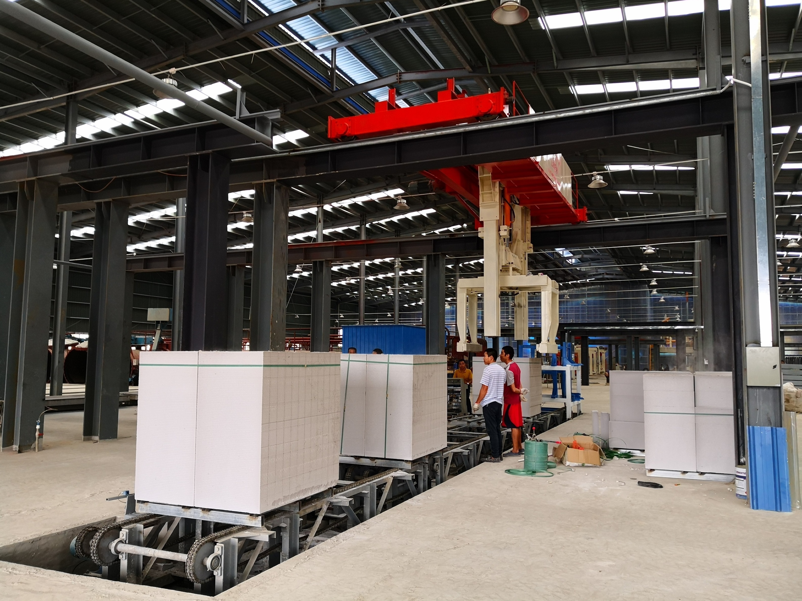 AAC Aerated Autoclave Block Machine For Making Light Weight High Strength Stone Wall Brick Panel Slab Masa Icf Hollow Block