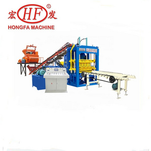 Hollow cement fly ash bricks machinery block maker machineQT4-15 Concrete Block, Paver & Curbstone Production Line