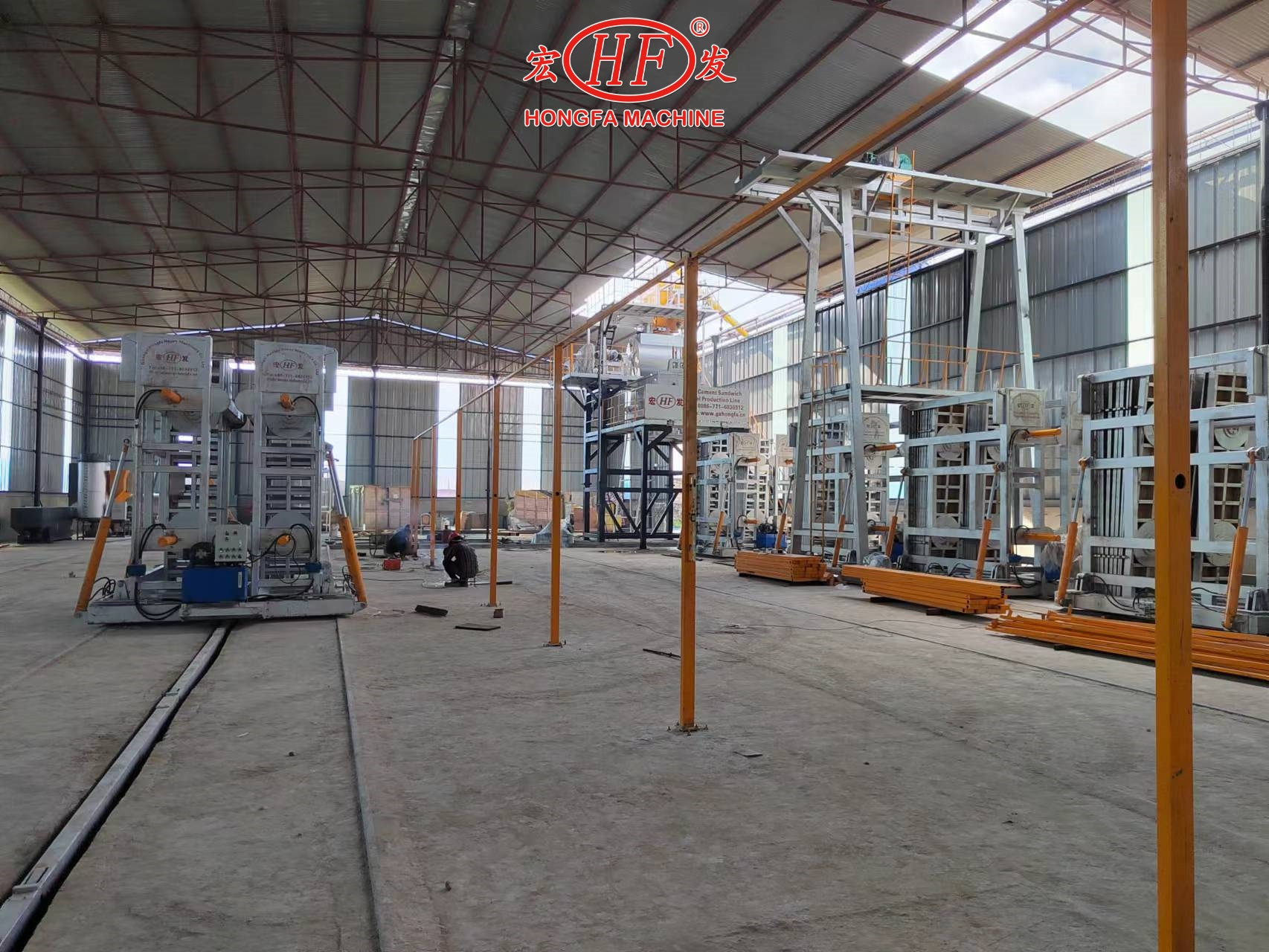 Sandwich panel production line house construction machine eps panel making machine concrete mold