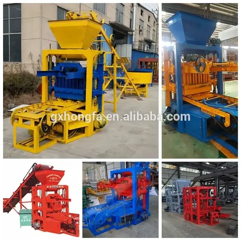 Hongfa brick making machinery small business ideas machine hollow block make mold blocks of lego concrete