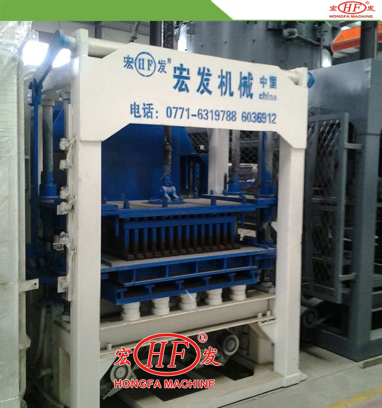 HFB575A-4-15C Full Automatic Concrete Blocking Machine Cement Paving Brick Making Machine Construction Building Brick Machinery