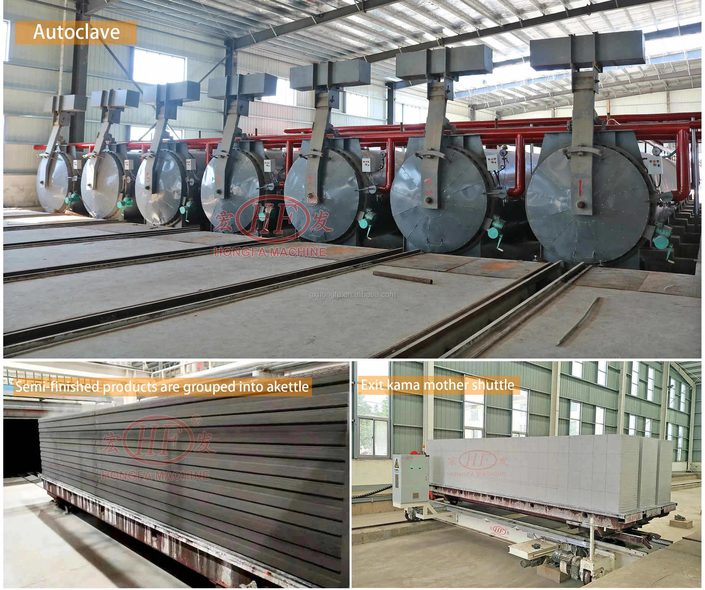 High Quality Aerated Concrete Aac Block Making Machine Production Line autoclaved aac panel Cutting machine