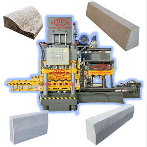 Granite Pavers Driveway Kerb bluestone Curbstone block making machinery Black Basalt Granite Patio Kerb Stone making machine