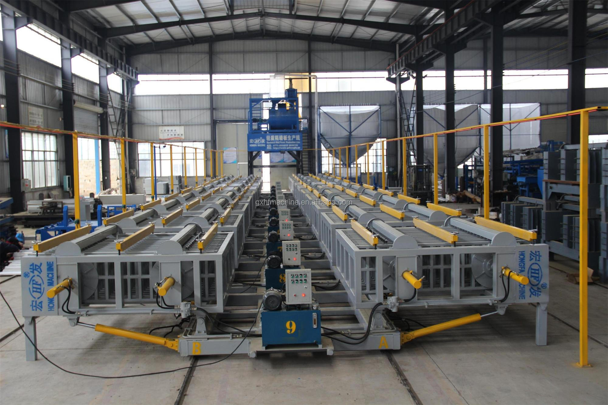 Precast wall panel making machine plastering machine automatic wall concrete forms wall