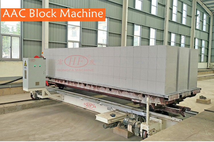 Autoclaved aerated concrete block AAC block machine  AAC Maquina bloquera de hormigon celular esterilizada en autoclave