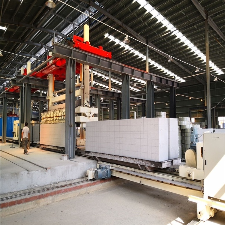 AAC Block Making Machine Production Line Automatic Block Making Machine Price Lightweight Blocks Manufacturing Plant