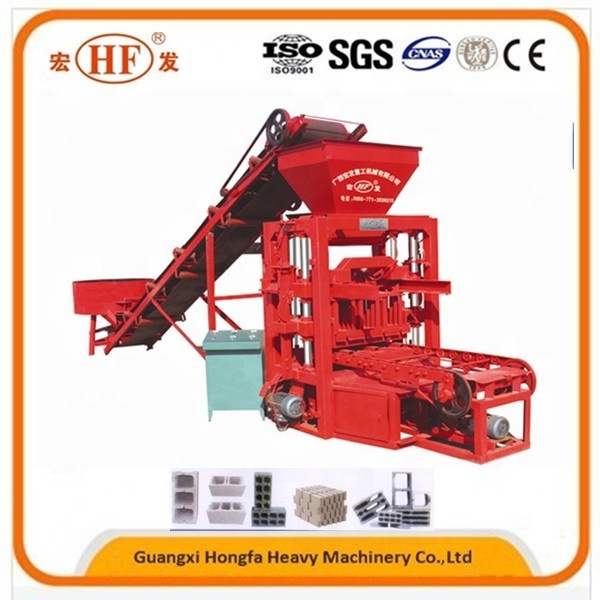 Hongfa brick making machinery small business ideas machine hollow block make mold blocks of lego concrete