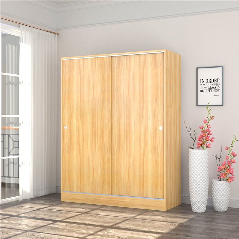 Malaysian modern bedroom furniture sliding cloth wardrobe design wooden almirah designs solid wood door clothes wardrobe cabinet