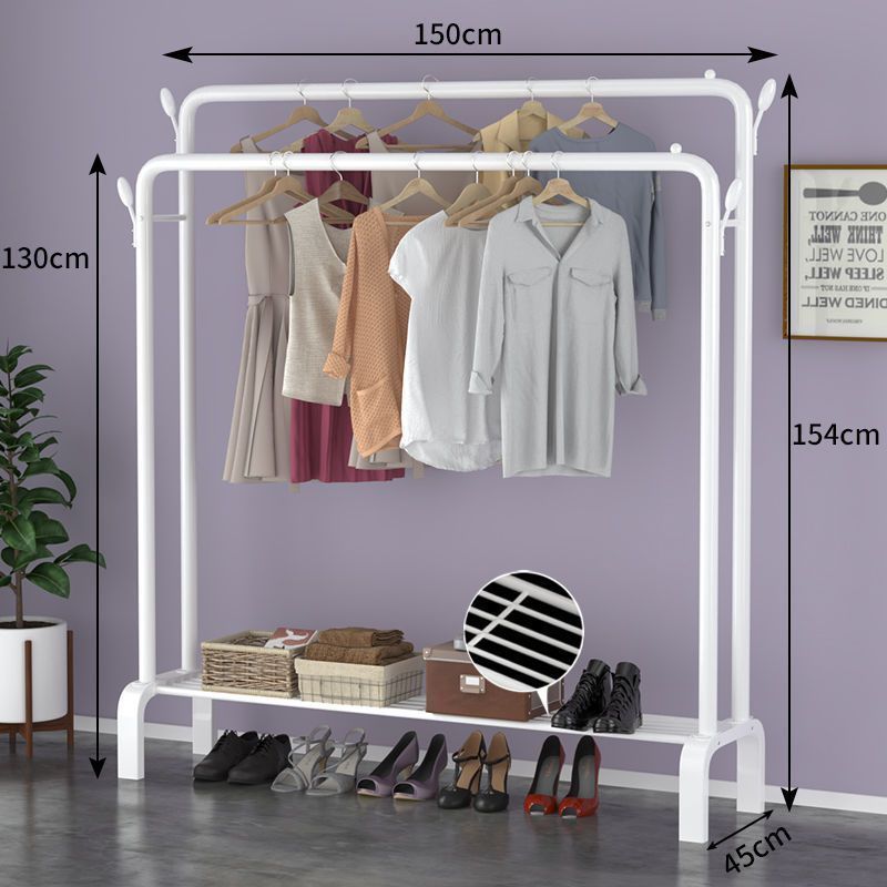 Custom Floor Coat Rack with Shelf Living Room Entryway Clothes Hanger Rack Stand Factory Wholesale Standing Coat Rack